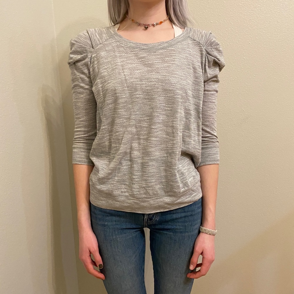 Grey size M top from Free People